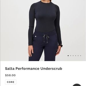 Wear Figs: women’s Navy Salta-performance underscrub